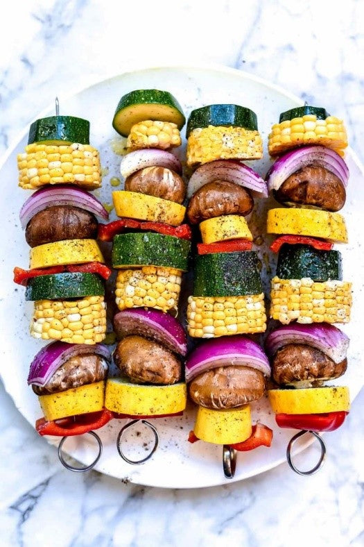 How to make Grilled Vegetables Skewers