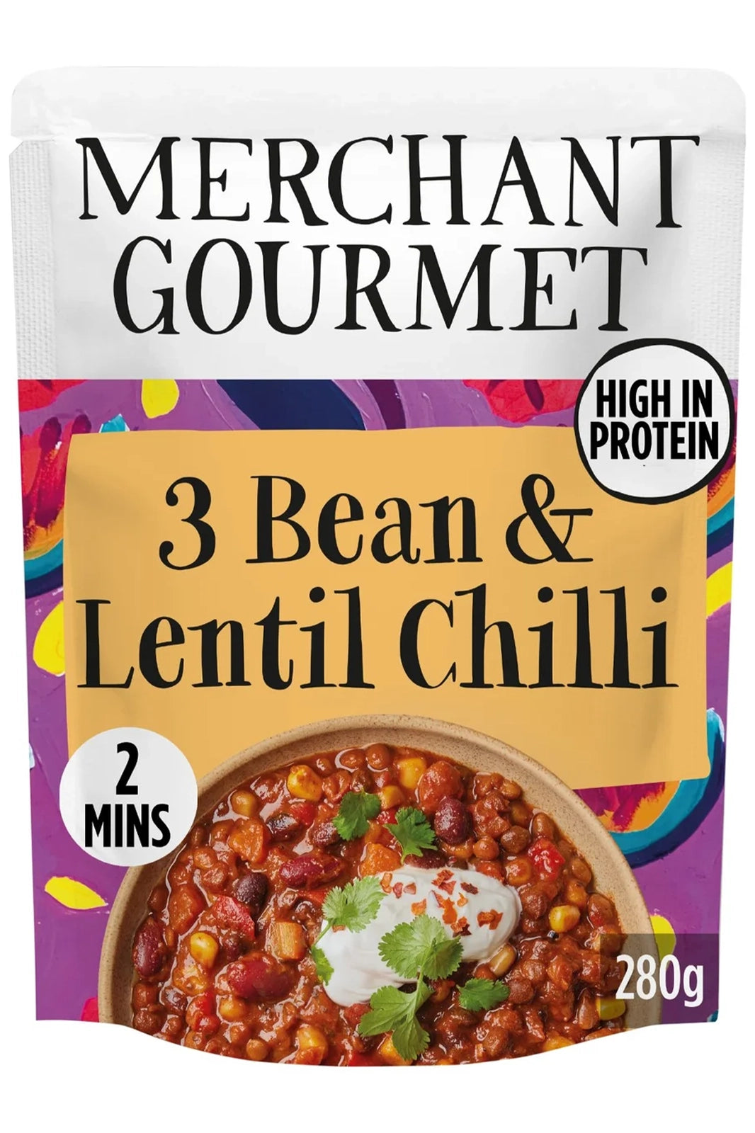 3-Bean & Lentil Chilli 280g
