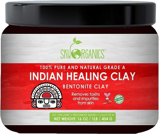 Bentonite Clay by Sky Organics Skin
