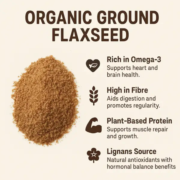 Organic Ground Flaxseed
