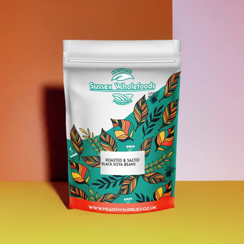 Roasted & Salted Black Soya Beans 500g