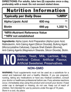 Alpha Lipoic Acid & Biotin