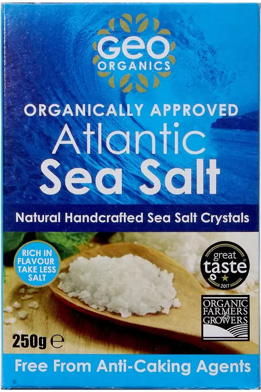 Organically Approved Atlantic Sea Salt Crystals 250g