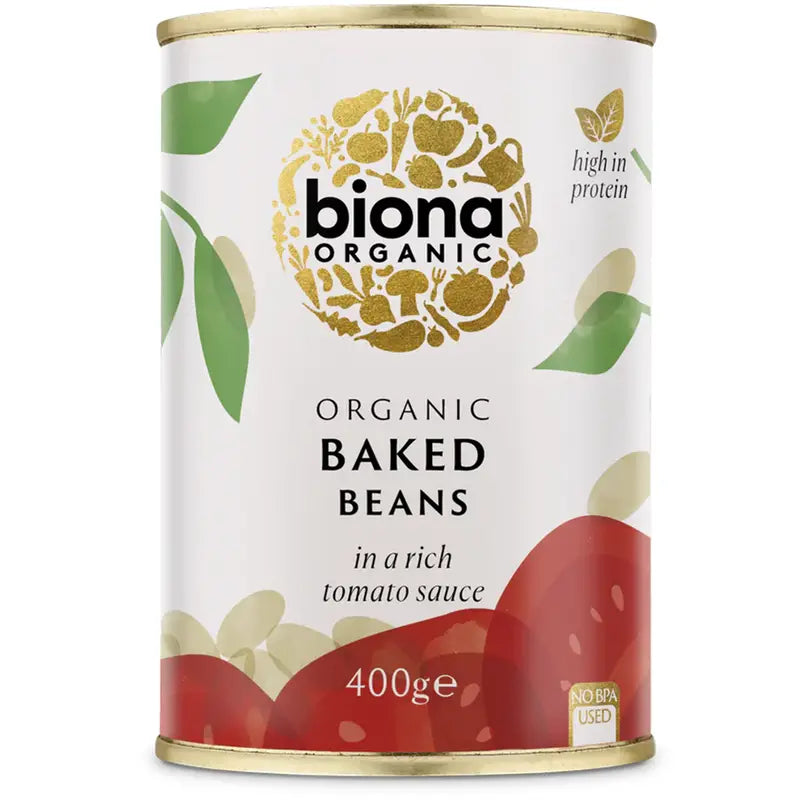 Organic Baked Beans in Tomato Sauce 350g