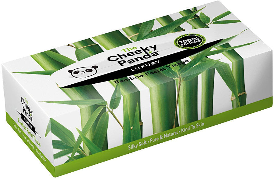 Bamboo Facial Tissue Flat Box x 80 Sheets