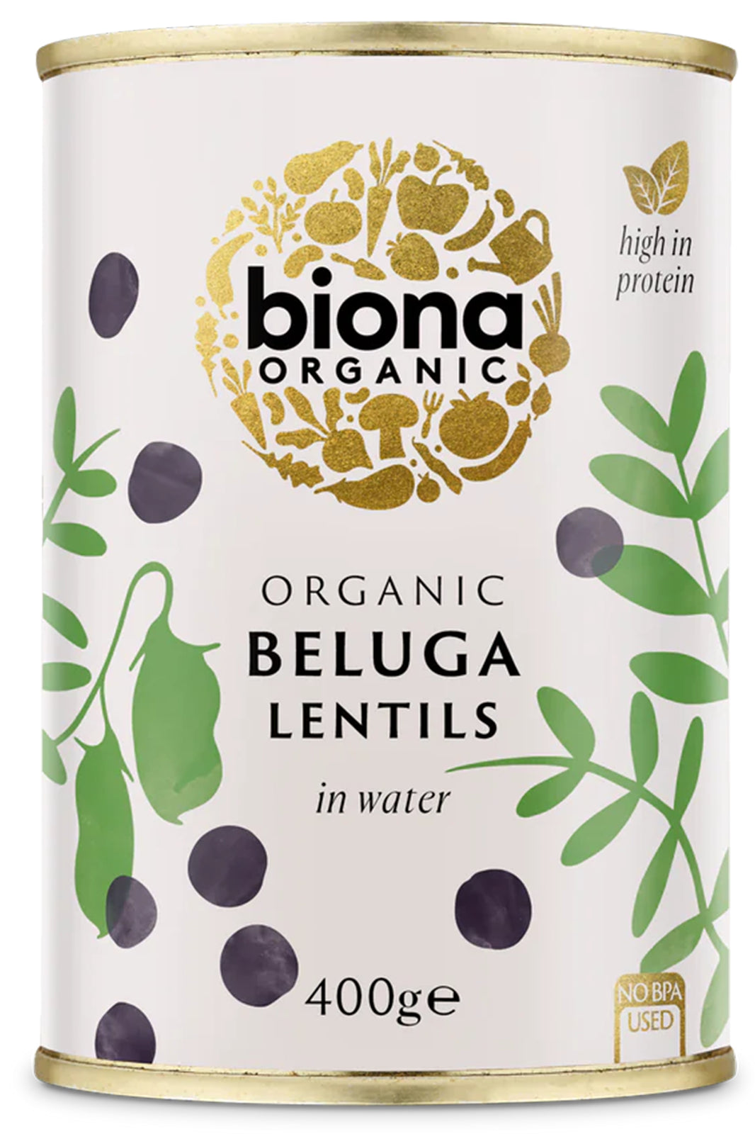 Organic Beluga Lentils 400g