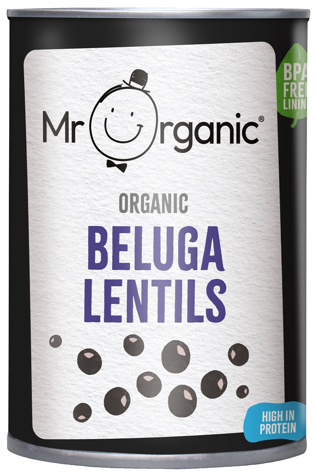 Organic Beluga Lentils 400g
