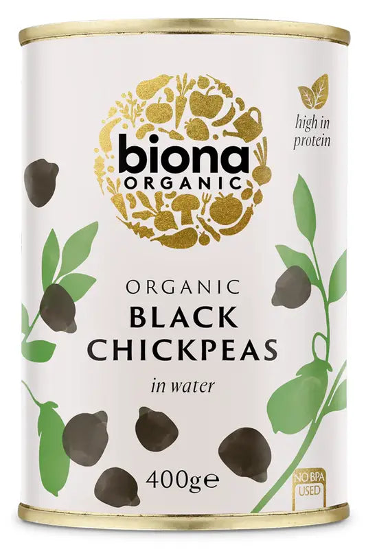 Organic Black Chick Peas 400g