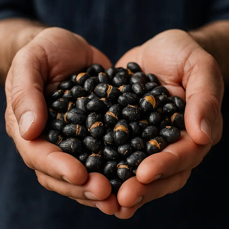 Roasted & Salted Black Soya Beans 500g