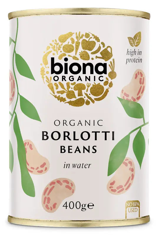Organic Borlotti Beans 400g