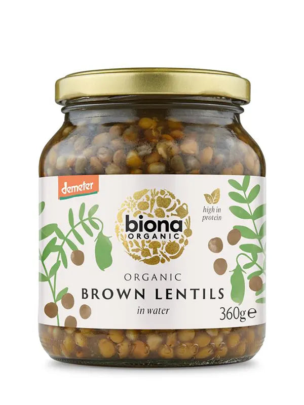 Organic Brown Lentils 360g