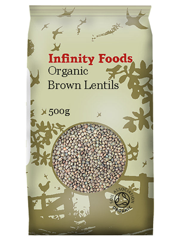 Organic Brown Lentils 500g