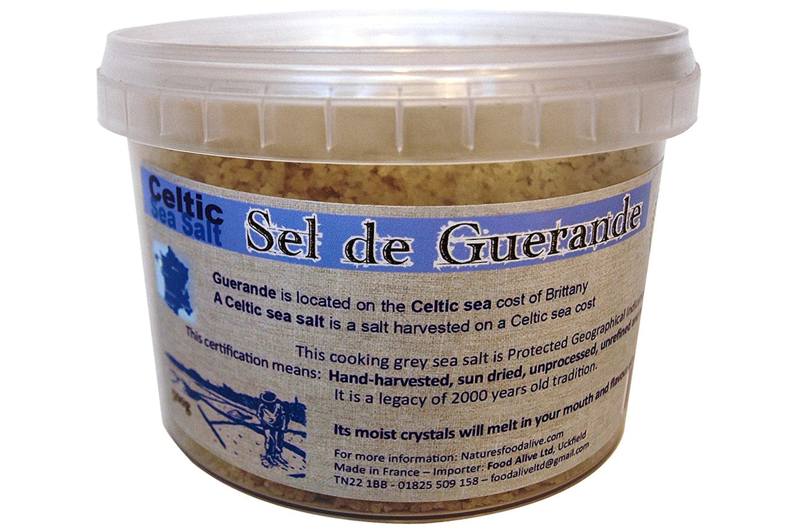 Organic Coarse Celtic Sea Salt Bucket 500g
