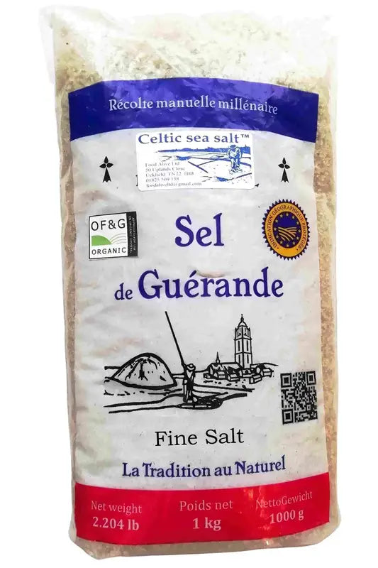Organic Celtic Fine Sea Salt 1kg