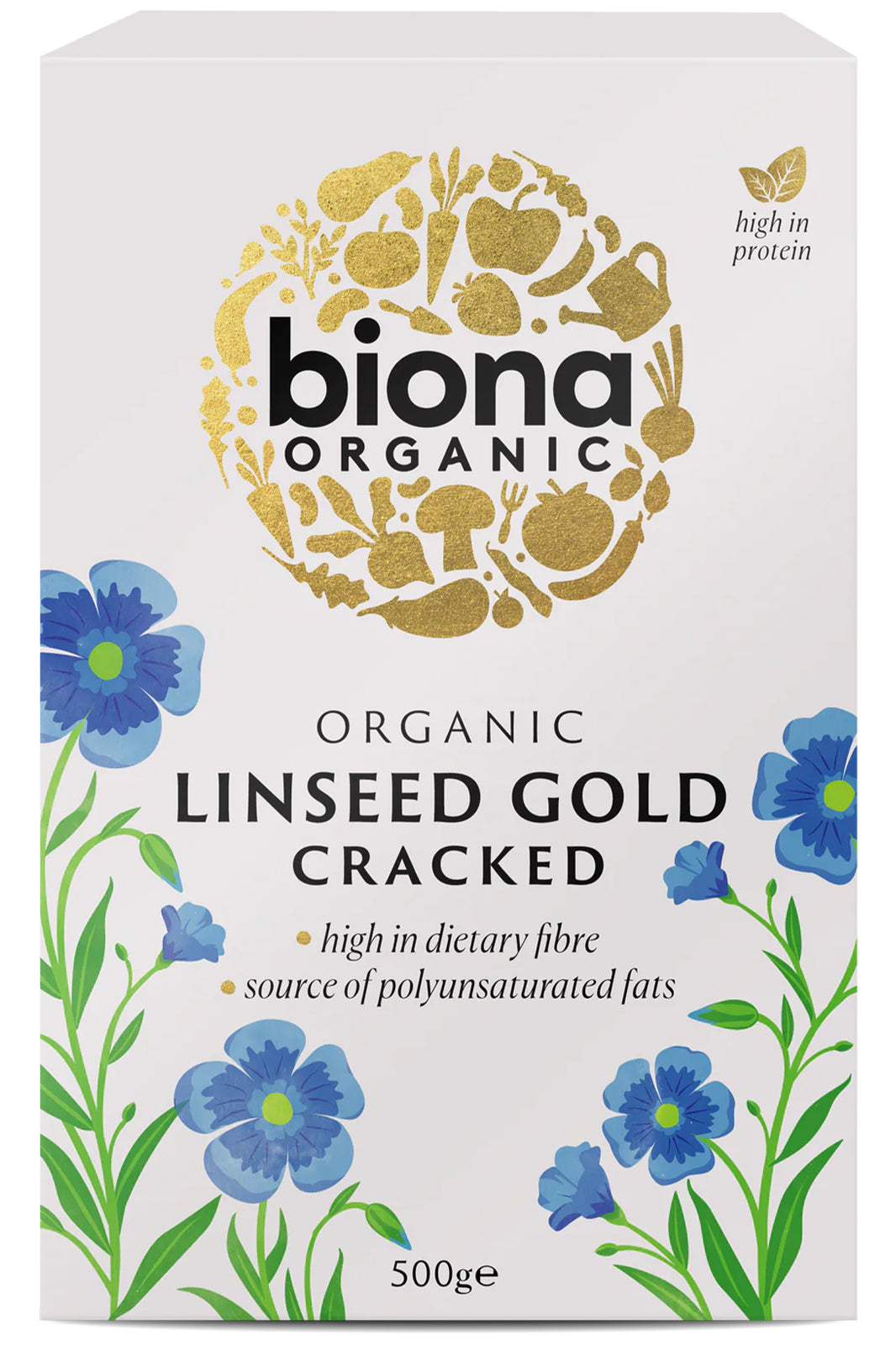 Organic Cracked Gold Linseed 500g