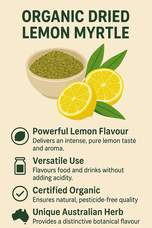 Organic Dried Lemon Myrtle 50g