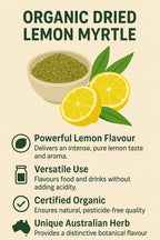 Organic Dried Lemon Myrtle 50g