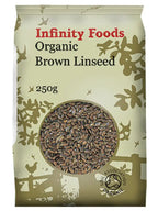 Whole Brown Flax Seeds [Linseed] - Organic