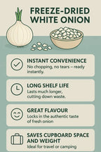 Freeze-Dried White Onion 250g
