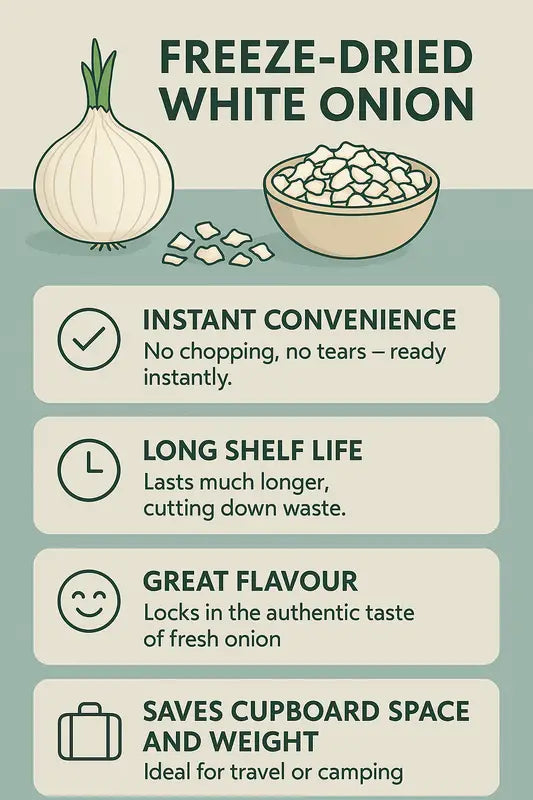 Freeze-Dried White Onion 250g