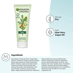 Garnier Organic Argan Nourishing Daily Face Moisturiser Day Cream for Dry and Sensitive Skin