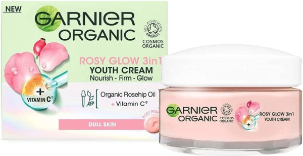 Garnier Organic Rosy Glow 3-in-1 Youth Cream