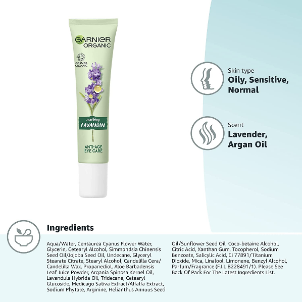 Garnier Organic Soothing Lavandin Anti Age Eye Cream