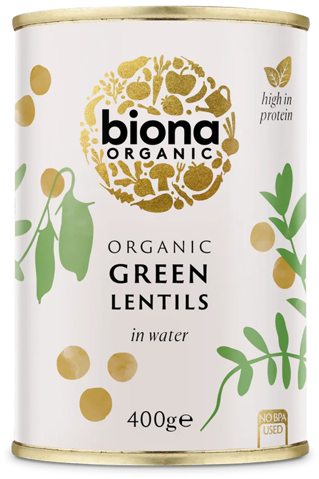 Organic Green Lentils 400g