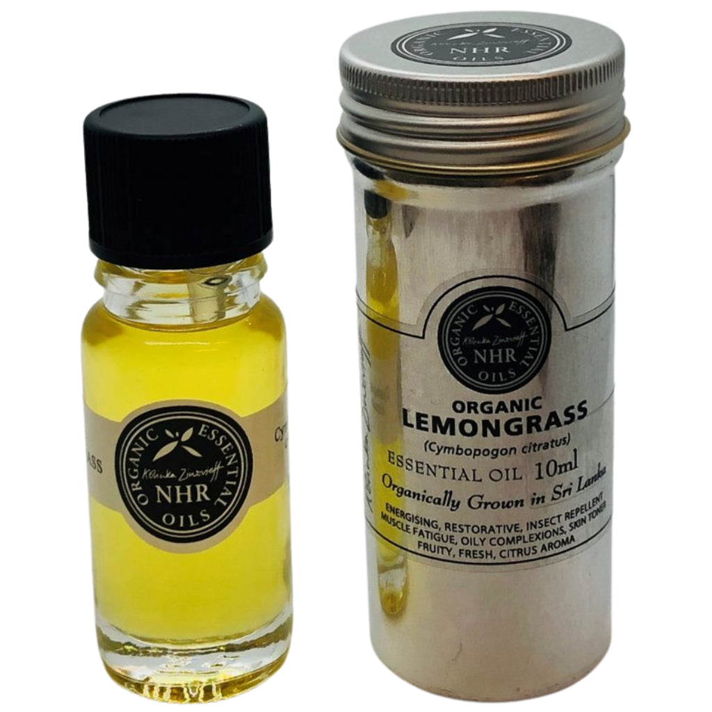 Organic Food Grade Lemongrass Oil 10ml