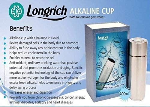 Longrich Pi Water Alkalizer Energy Anti Oxidant Cup New in Box