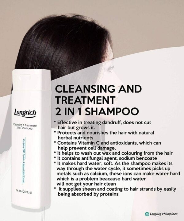 Longrich Shampoo 2 in 1 Cleansing & Treatment