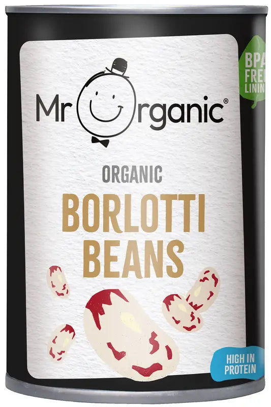 Organic Borlotti Beans 400g