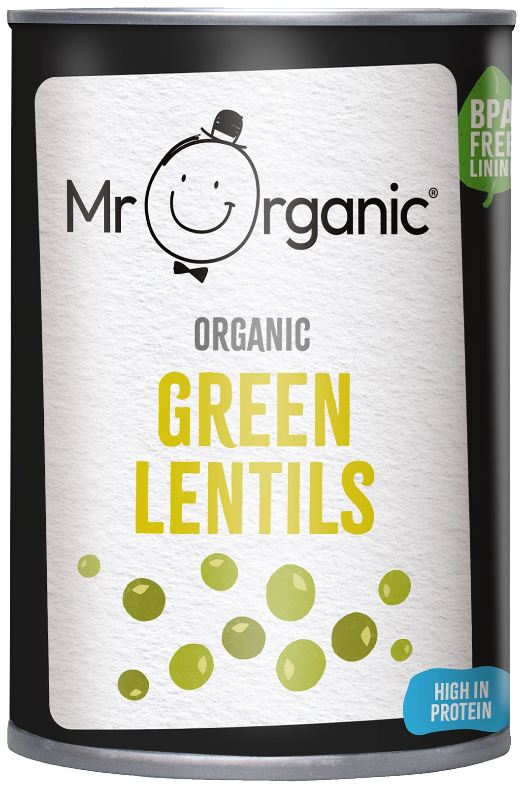 Organic Green Lentils 400g