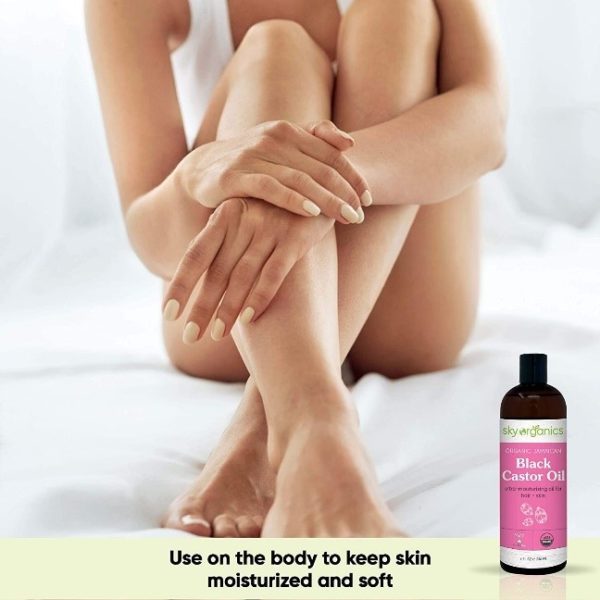 Organic Jamaican Black Castor Oil by Sky Organics