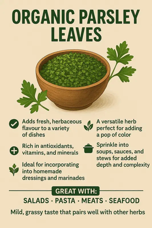 Organic Parsley Leaves 50g
