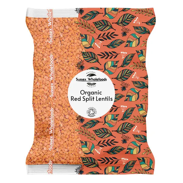 Organic Red Split Lentils 500g