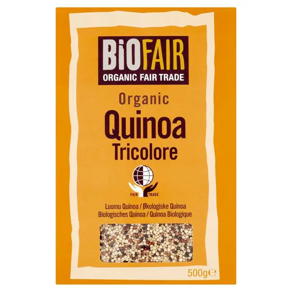 Quinoa Tricolore - Black, Red and White Organic Quinoa 500g