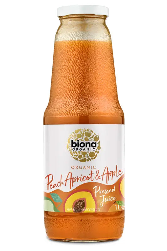 Organic Peach, Apricot & Apple Juice 1L