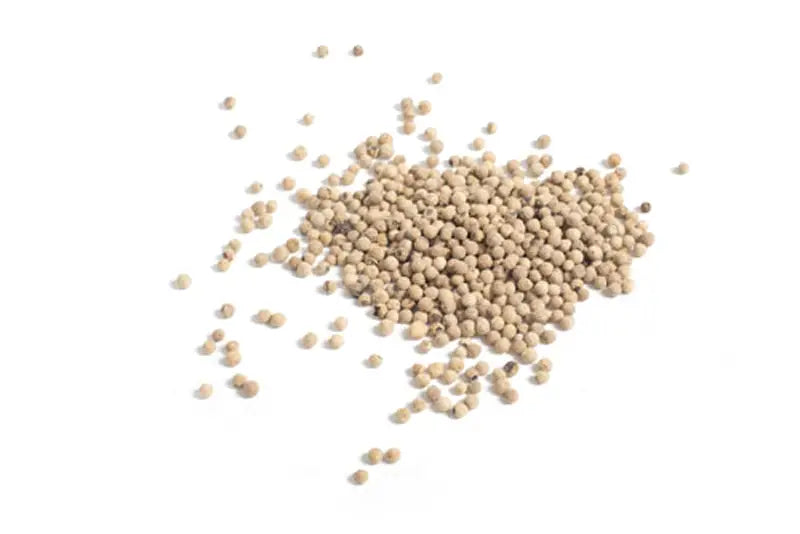 Peppercorns: White Peppercorns 50g