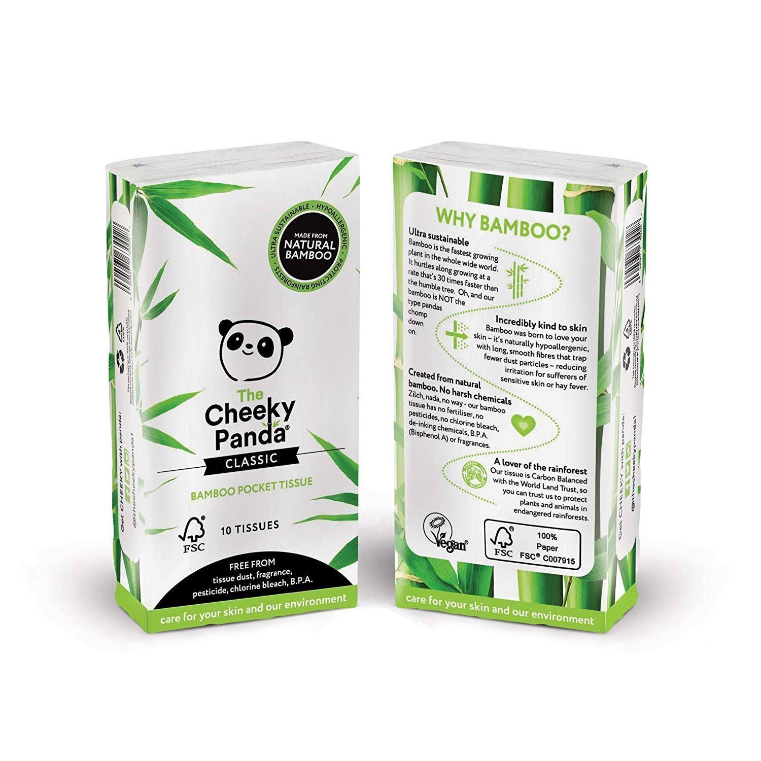 Bamboo Pocket Tissue 10 Tissues