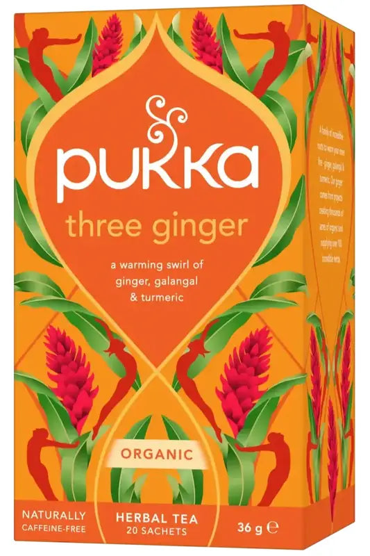Organic Three Ginger Tea 20 x Sachets