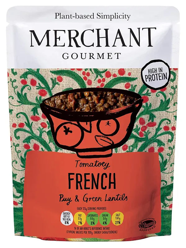 Puy Lentils Sundried Tomato & Basil 250g