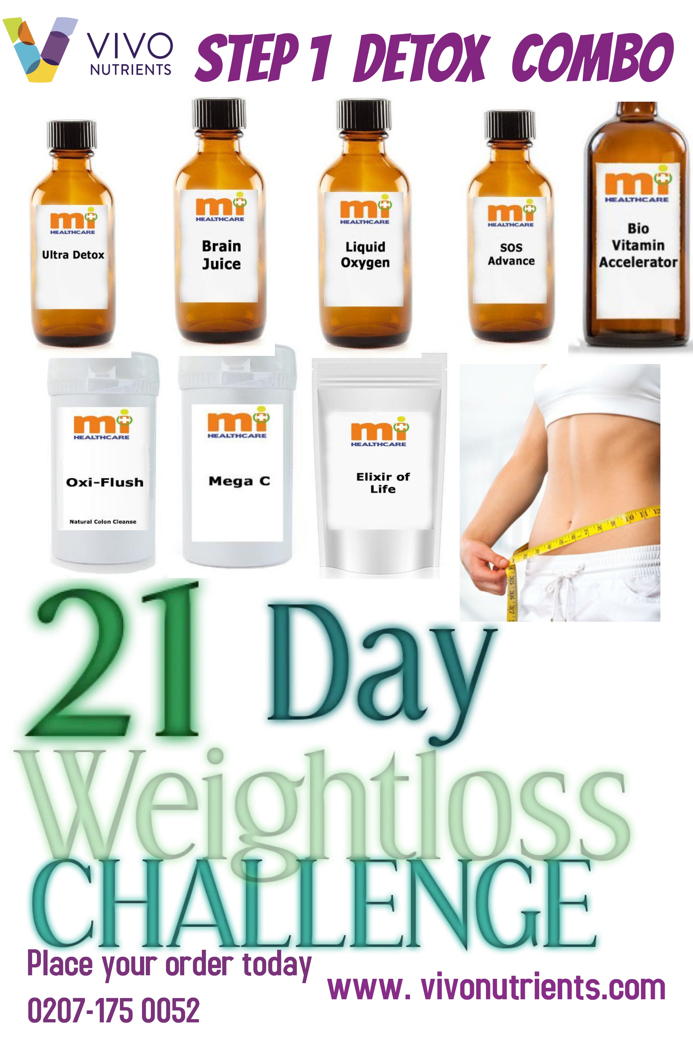 Step 1 Full Detox & Lifestyle Change Combo