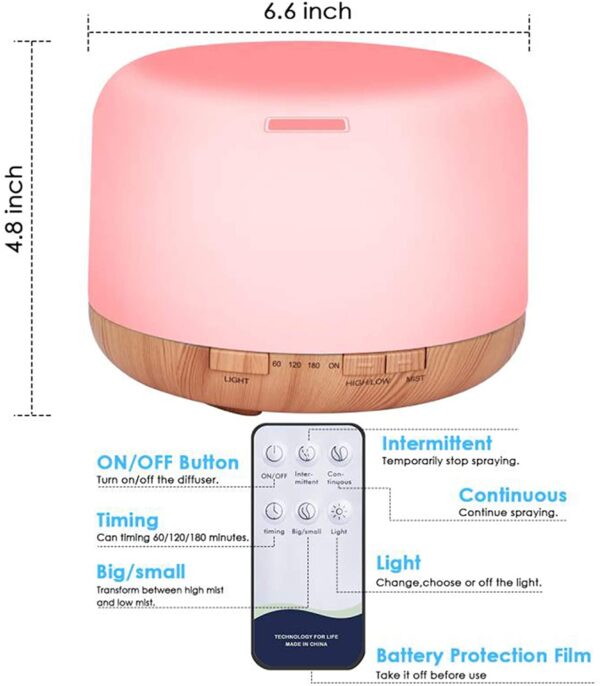 Ultrasonic Essential Oil Diffuser / Humidifier