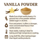 Organic Bourbon Vanilla Powder 25g