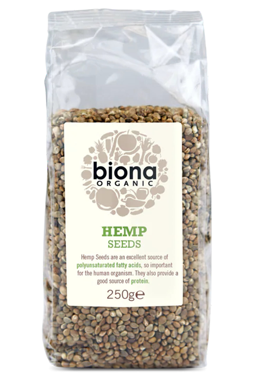 Organic Whole Hemp Seeds 250g
